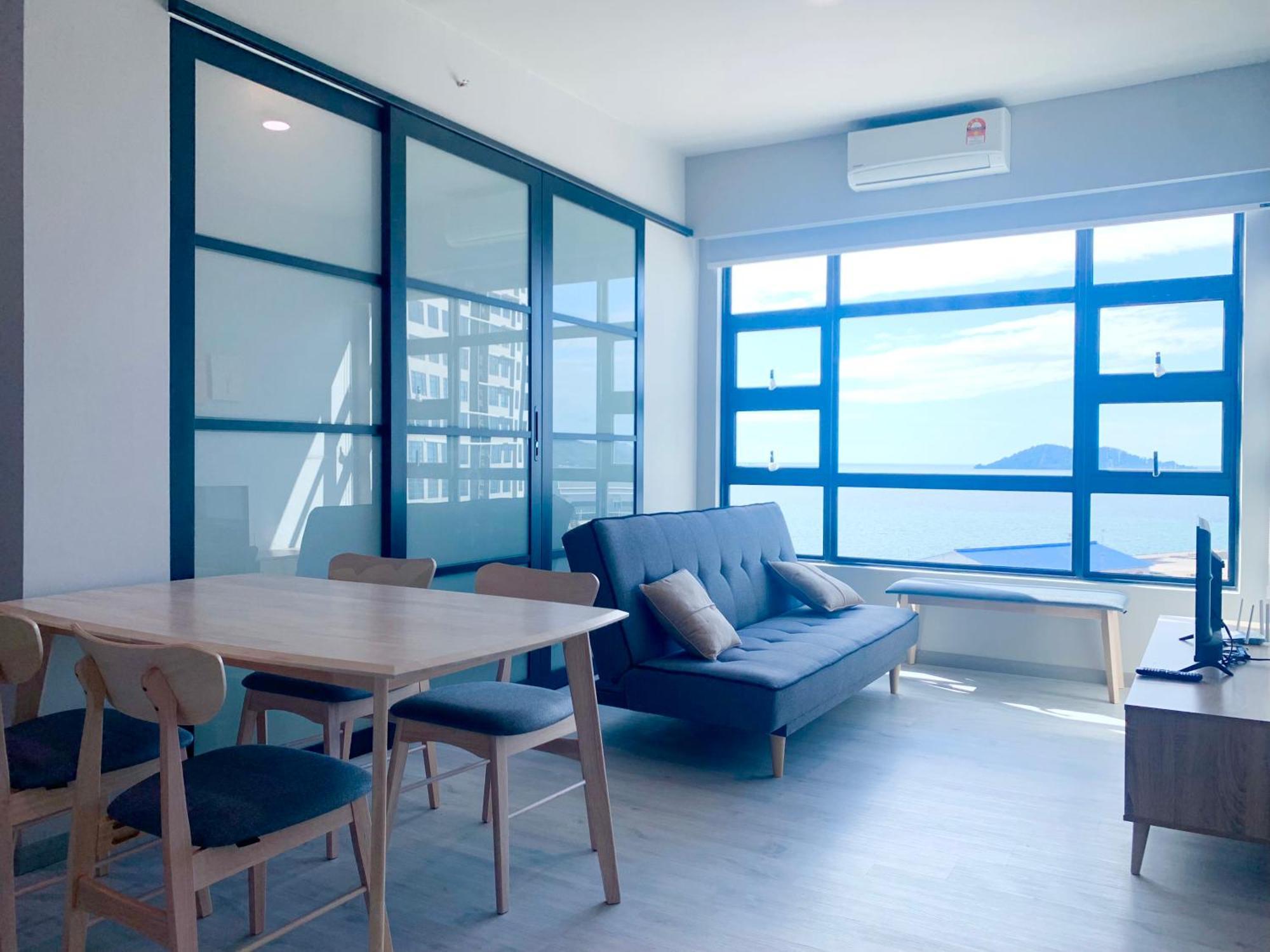 Sunset Seaview Vacation Condos @ Jesselton Quay Kota Kinabalu Habitación foto