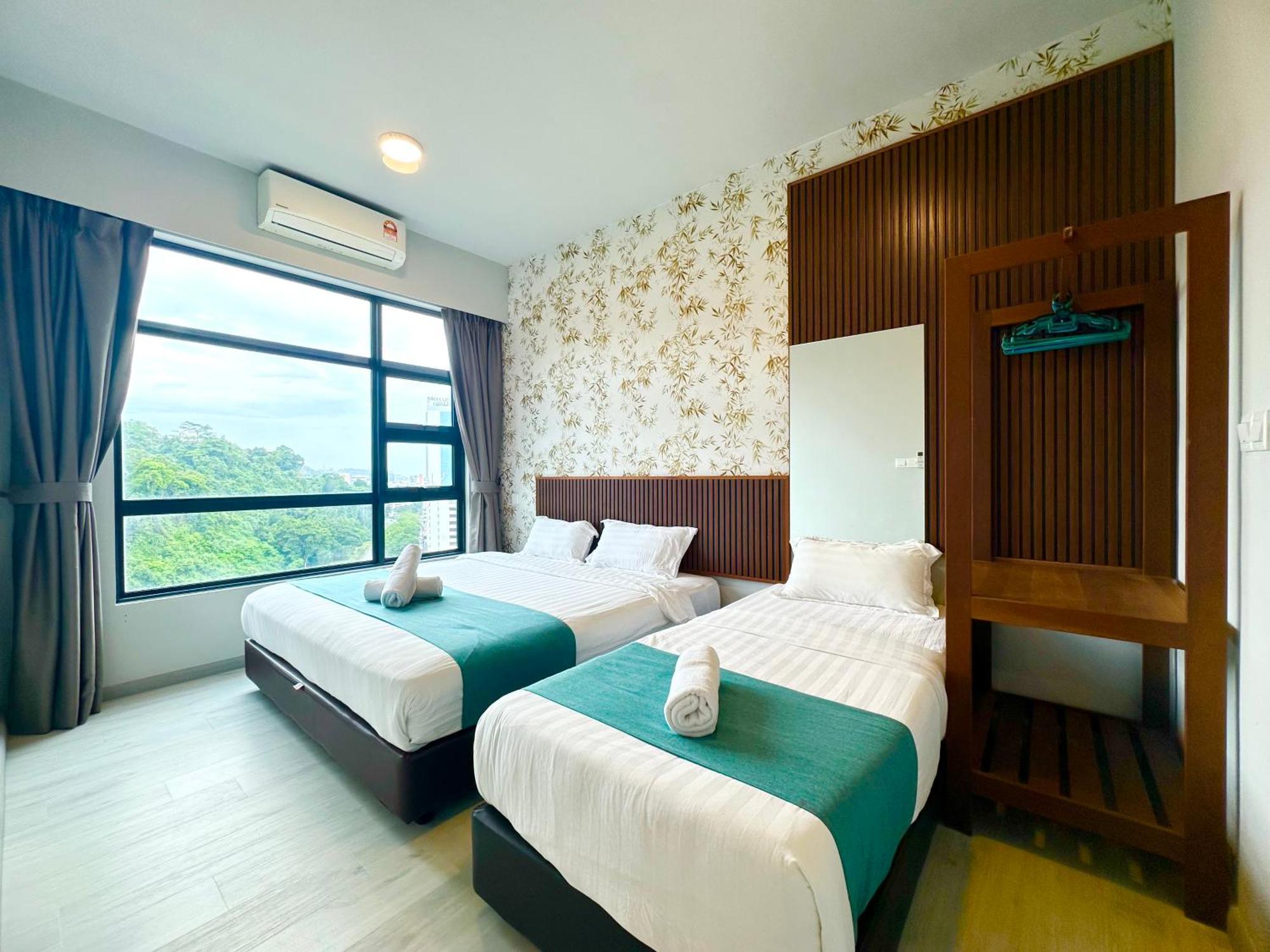 Sunset Seaview Vacation Condos @ Jesselton Quay Kota Kinabalu Habitación foto